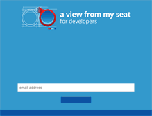 Tablet Screenshot of developer.aviewfrommyseat.com